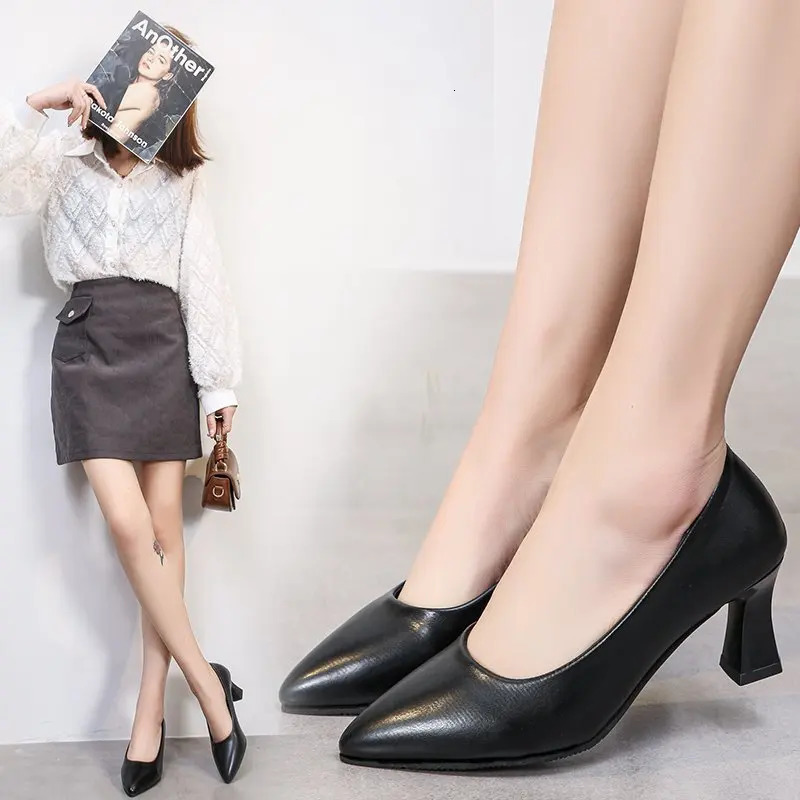 High Heels Pumps Women Shoes Stiletto Woman Party Wedding Shoes Kitten Heels Plus Size 35 - 44 250228