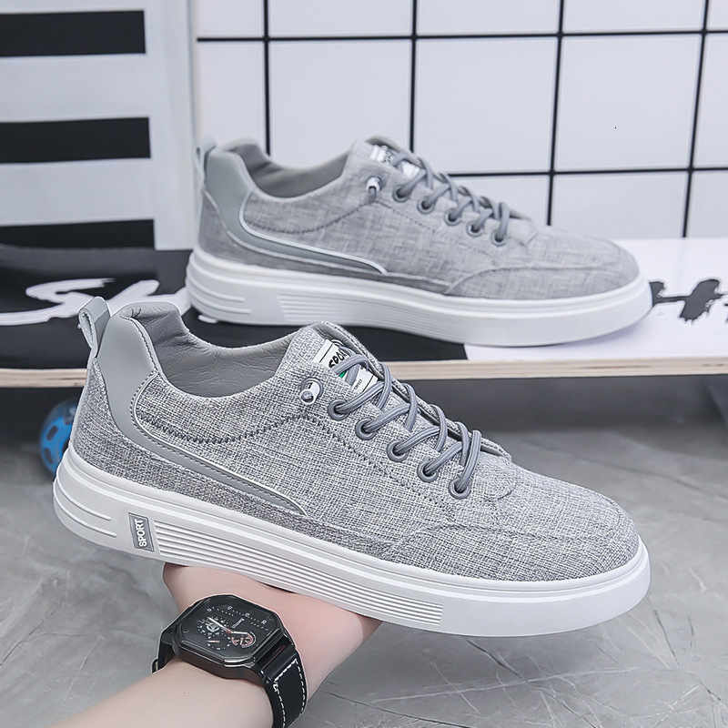 2025 Spring New Niche Design High-quality Sports And Leisure Men's Shoes Work Canvas Men's Linen Trendy Multifunctional Flat Bottomed Board 