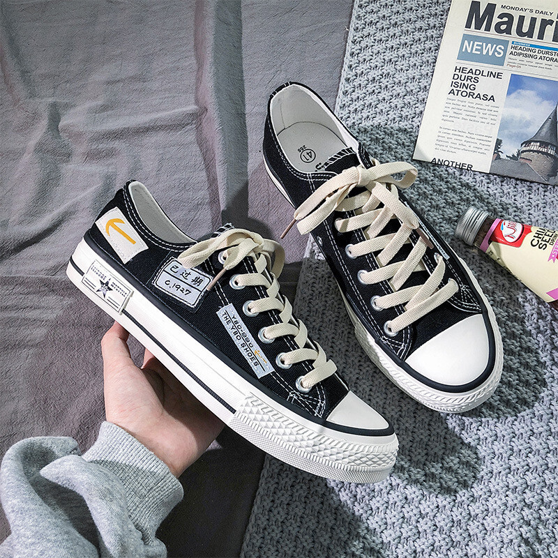 Leisure Low Top Canvas 2025 New Summer Designer Shoes Breathable Korean Version Fashionable Versatile Men's All-around Sports Student Board Shoes
