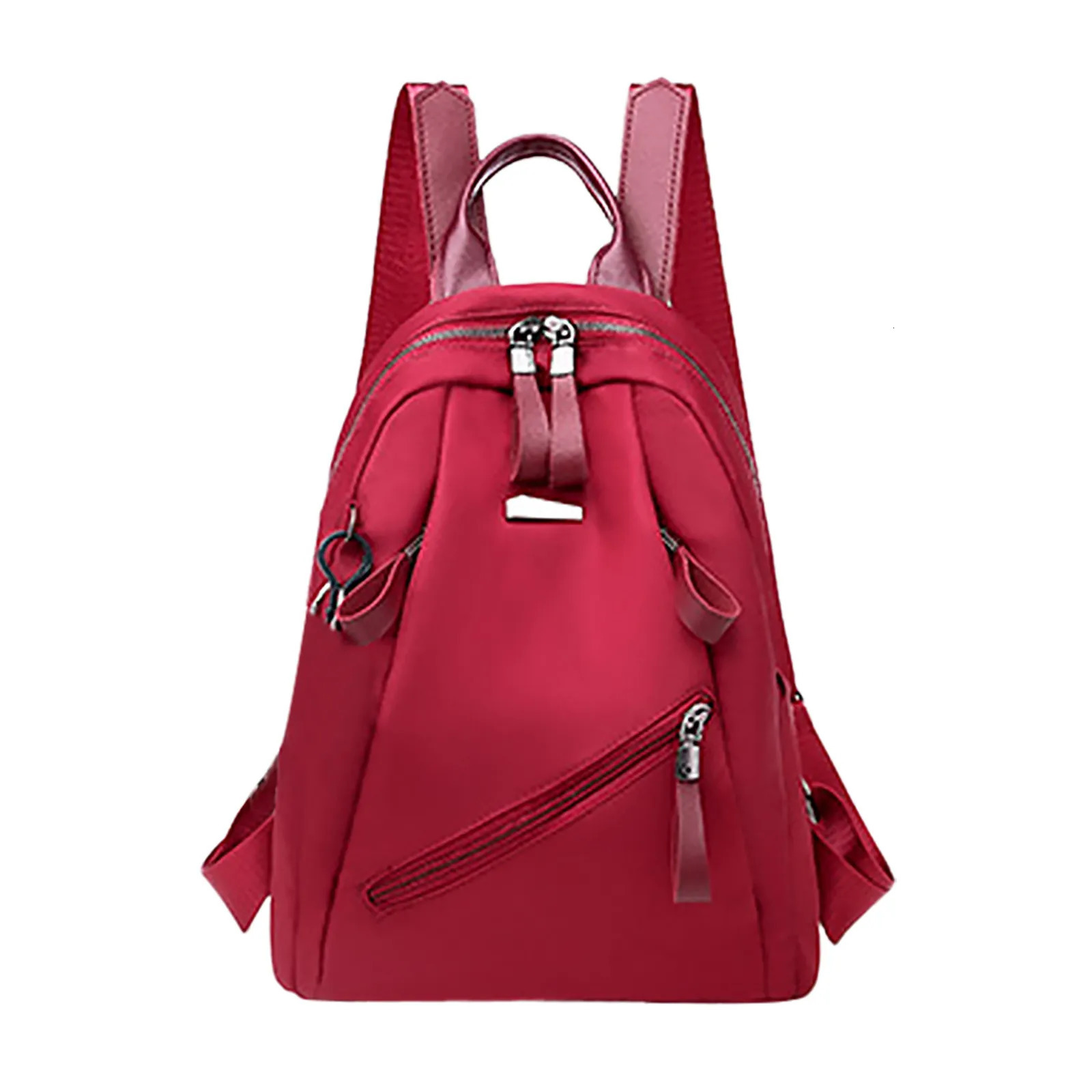 Ship from US Versatile Fashion Backpack Bag Womens Korean Lightweight Light Luxury Design 250304FBB