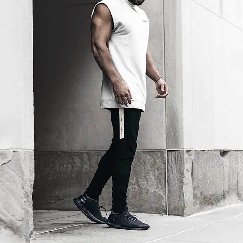 Mens Gym Fitness Workout Casual Trousers Jogging Pants Jogger Sweatpants Cotton TrackPants Fashion Brand Bottom Male CostumeXJ250303