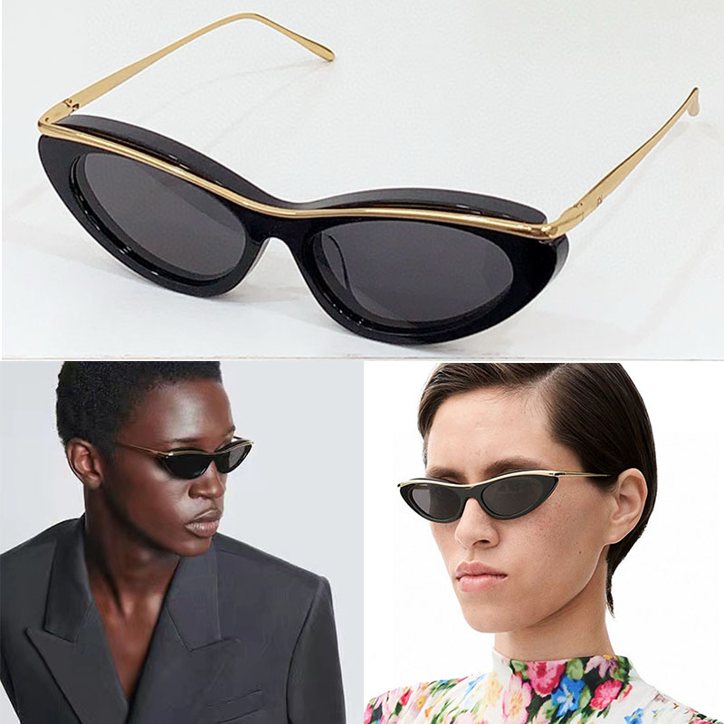 25ss Luxury Womens Men Whirl Sunglasses 40166I Famous Designer Cateye Shaped Acetate Metal Construction Glasses Retro Fashion UV Protection With Box