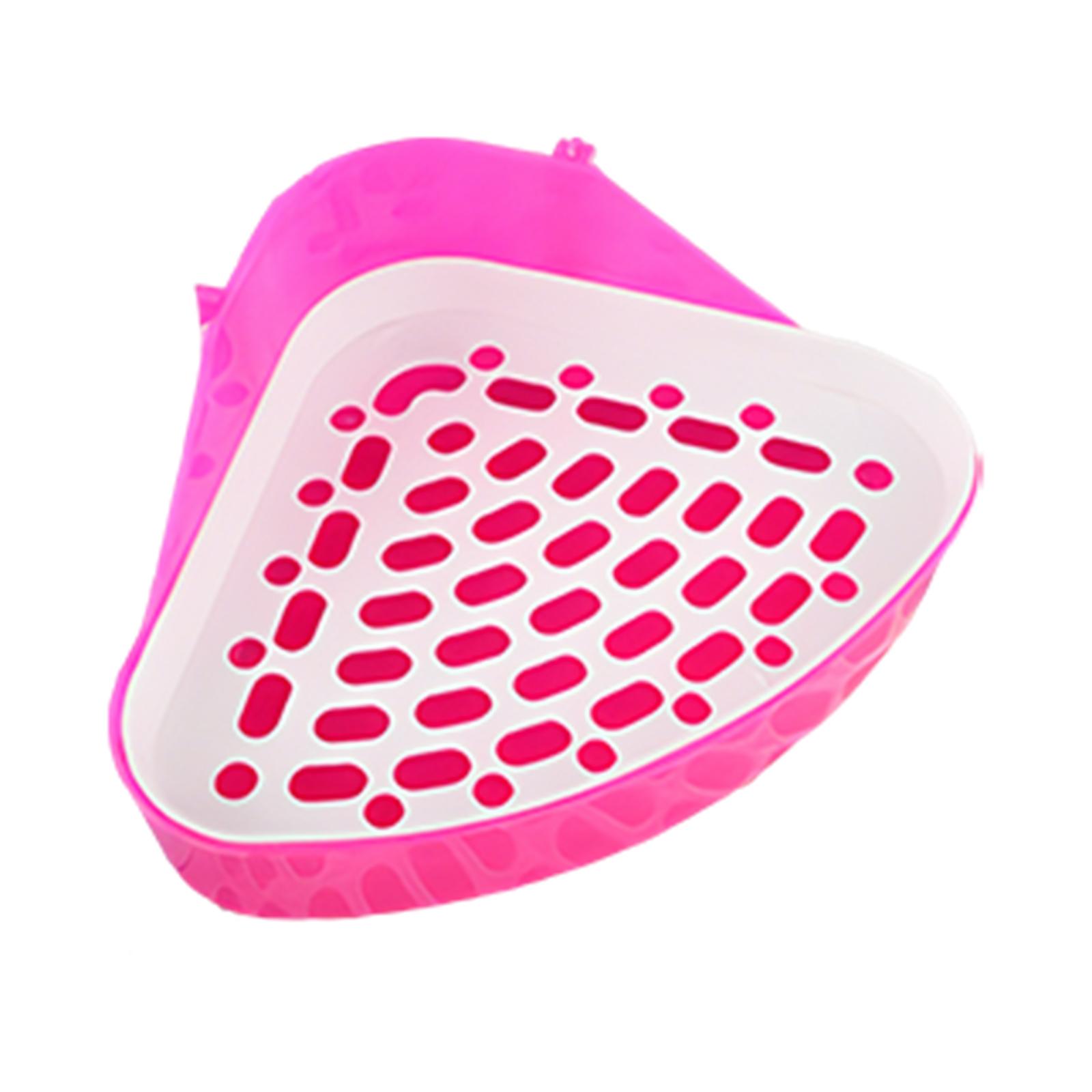 Triangle Rabbit Trainer Litter Box Corner Toilet Pet Pan for Ferret Chinchilla