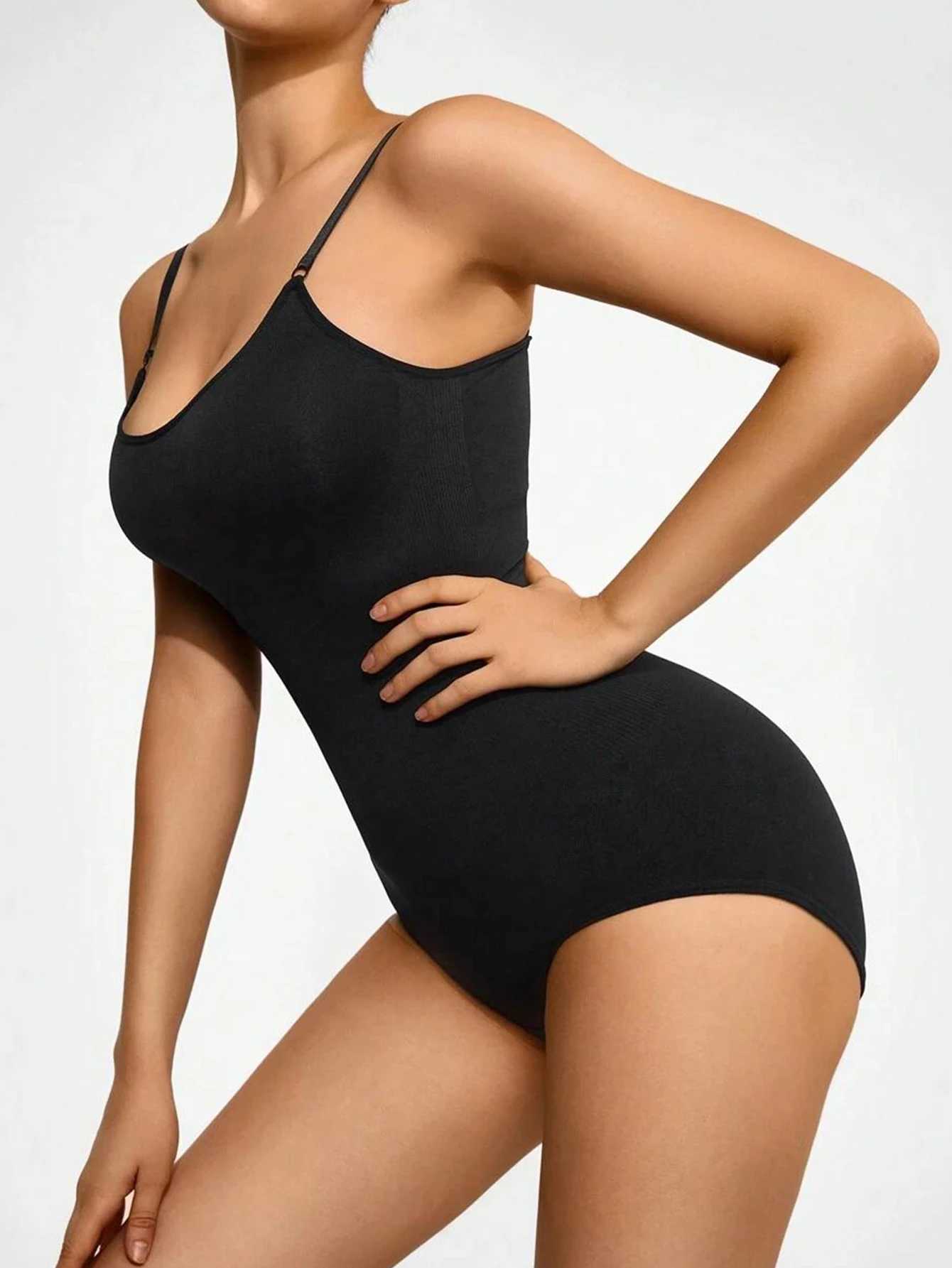 Womens 1 Piece Solid Seamless Shaping Shapewear Bodysuit Tummy Control Butt Lifting Slimmer Body Shaper Underwear ShapewearXJ250304