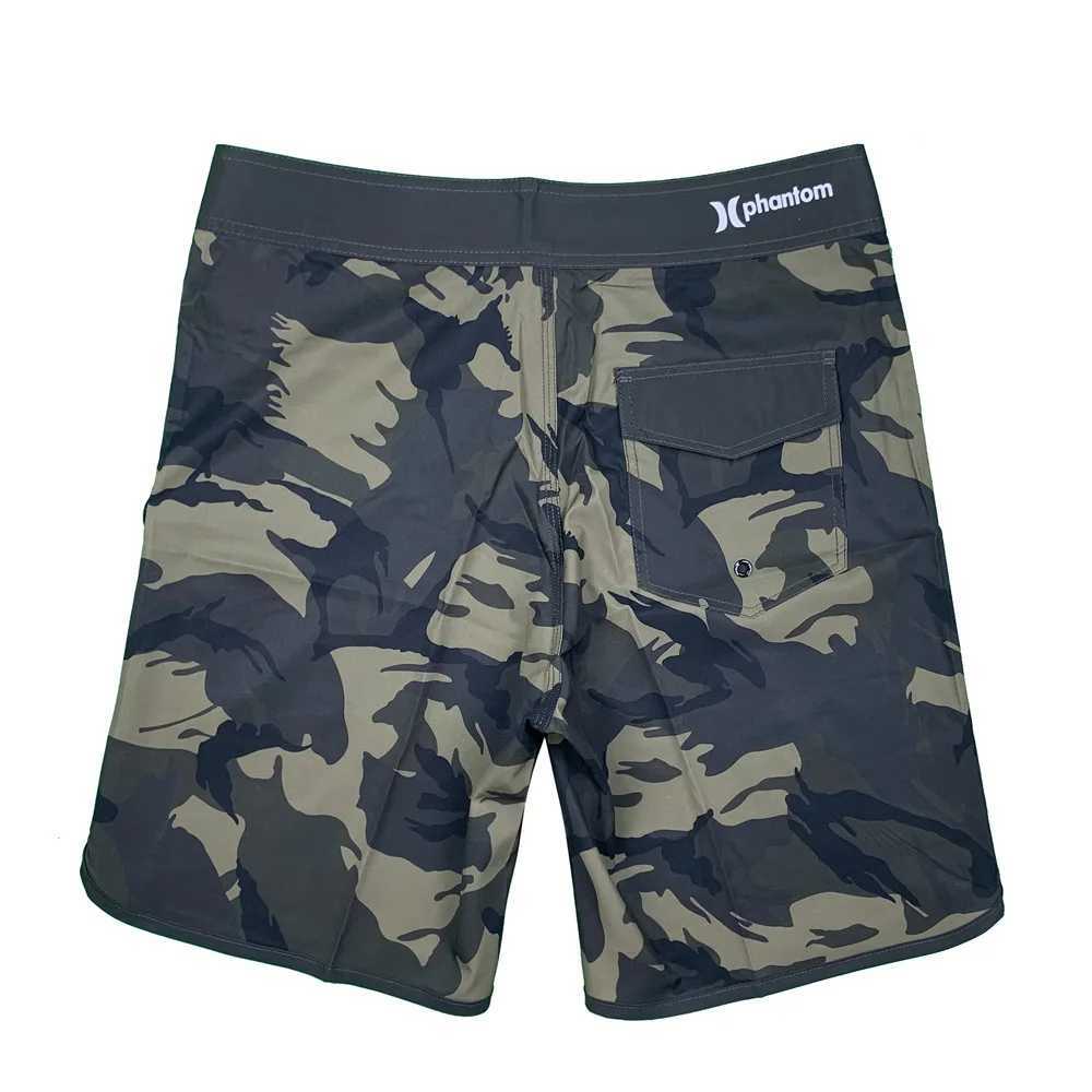 Summer new waterproof four-sided stretch board shorts Casual sports quick drying beach pants for menT250304