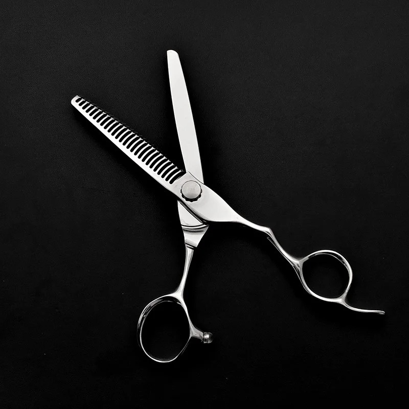 CNC Mirror Technology Cobalt Steel Scissors multiple hair professional barber Thinning scissors 6.0 hairdressing scissors 250304