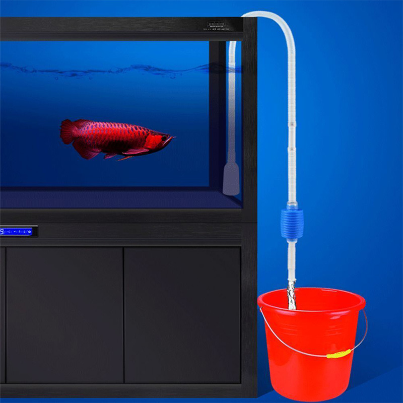 Aquarium Siphon Fish Tank Syphon Vacuum Cleaner Pump Acuario Accessories Semi-automatic Water Change Changer Gravel Water Filter