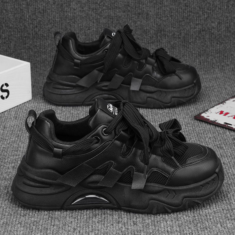 New Designer 2025 Original Fashion Hot Selling Breathable Sports Men s Shoes Korean Version Thick Soled White Shoes Multifunctional Outdoor Casual Sho