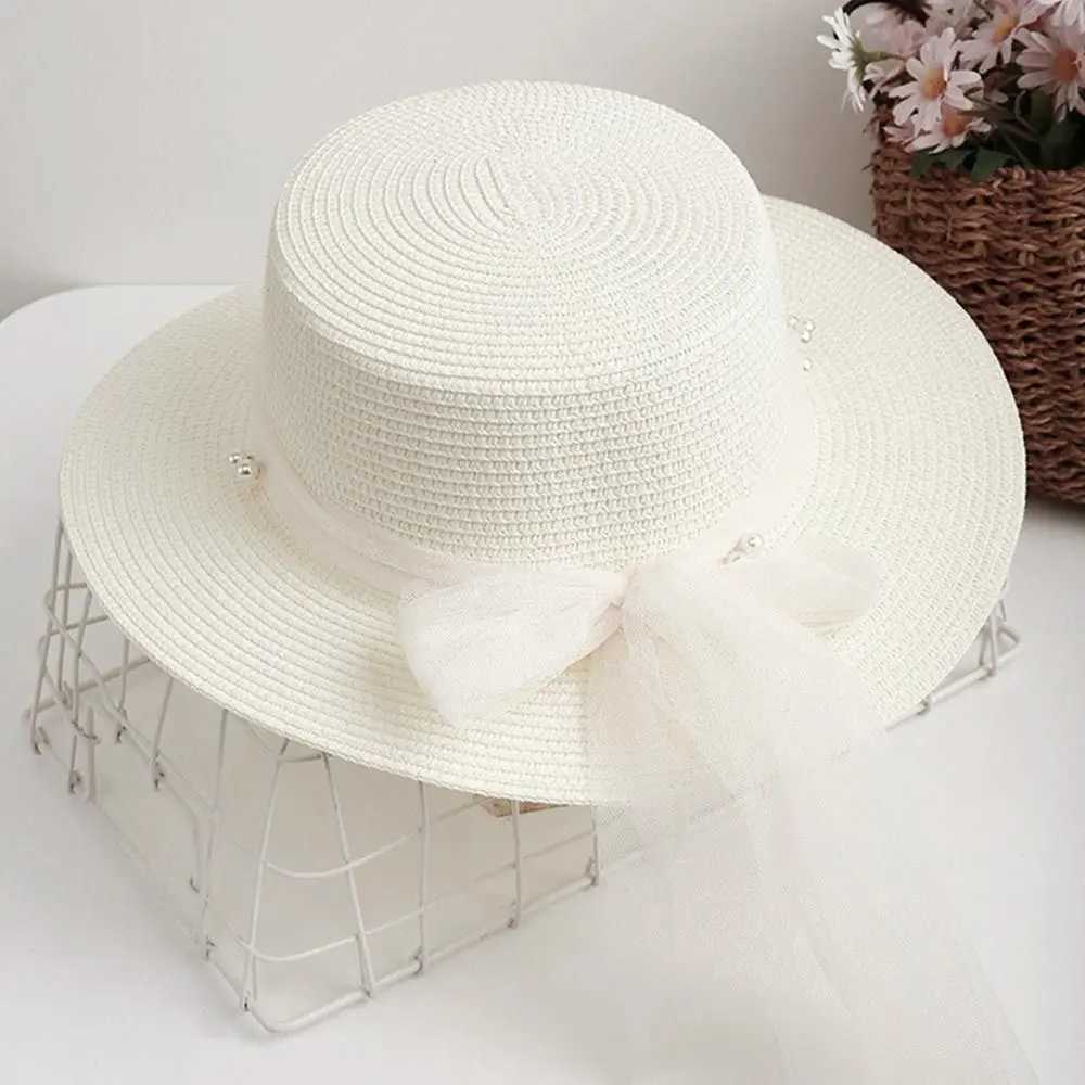 Summer Str Hat Large Brim Sun Hats For Women Panama Beach C Outdoor Travel Elegant Holiday HatXJ250304