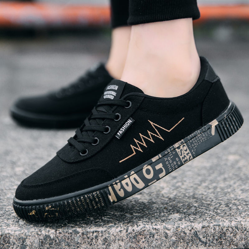 Men's Spring And Autumn New High Quality Designer Men's Shoes Korean Fashion Canvas Board Men's Breathable Casual Cloth Shoes Men'