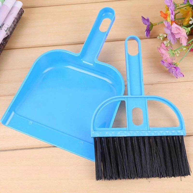 Broom Dollhouse Miniature Broom Tiny Table Broom Small Hand Broom Small Dustpan Bird Cage Brush Cleaner