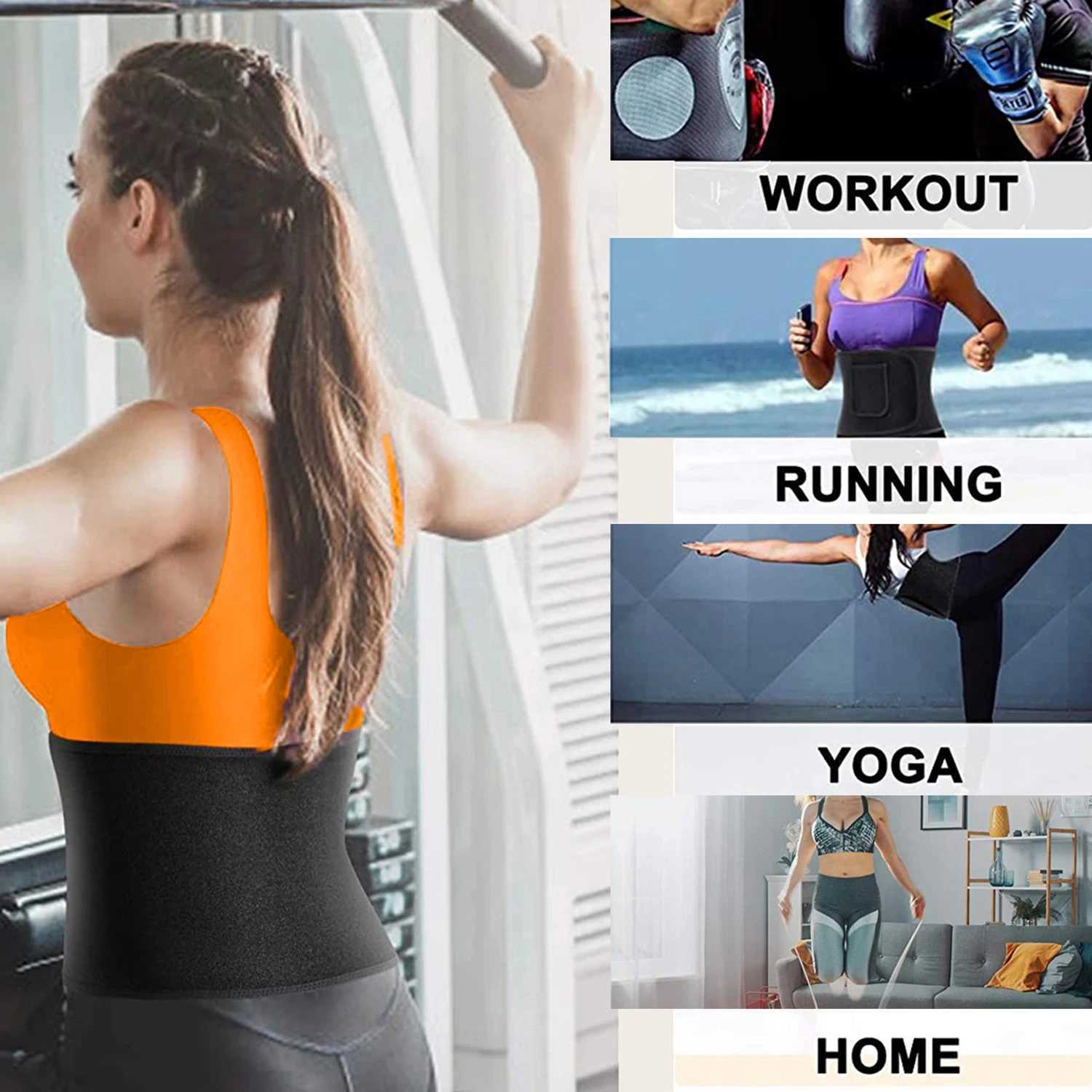 Waist Trainer Belt Men Women Body Building Corset Body Shaper Corsets Shapewear Belts Slimming Girdle Gym Workout BandXJ250304