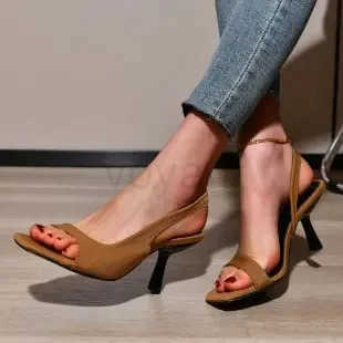 Summer Open Toe High Heel Sandals Wen Shoes New Fi Thin High H Fem Fi Sexy Pumps Sandalias De Mujer Z250304