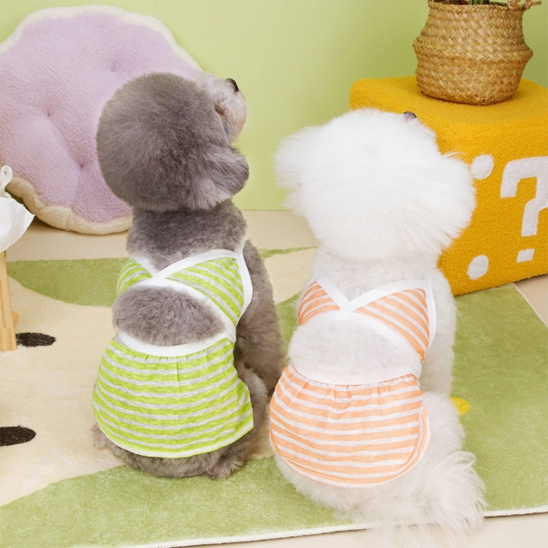 Girl Dog Clothes Costume Apparel Beach Dress Swimsuit Colorful Dress for Puppy Dog and Cats Bathing Suit Dress Dropship