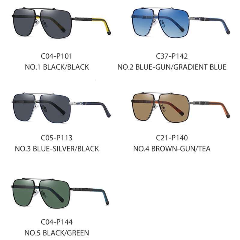 Men Polarized Sunglasses UV400 Women Sun Glasses Metal TR90 Eyeglasses Frames Cycg Driving Sports Beach Bikini Visor Eyewear