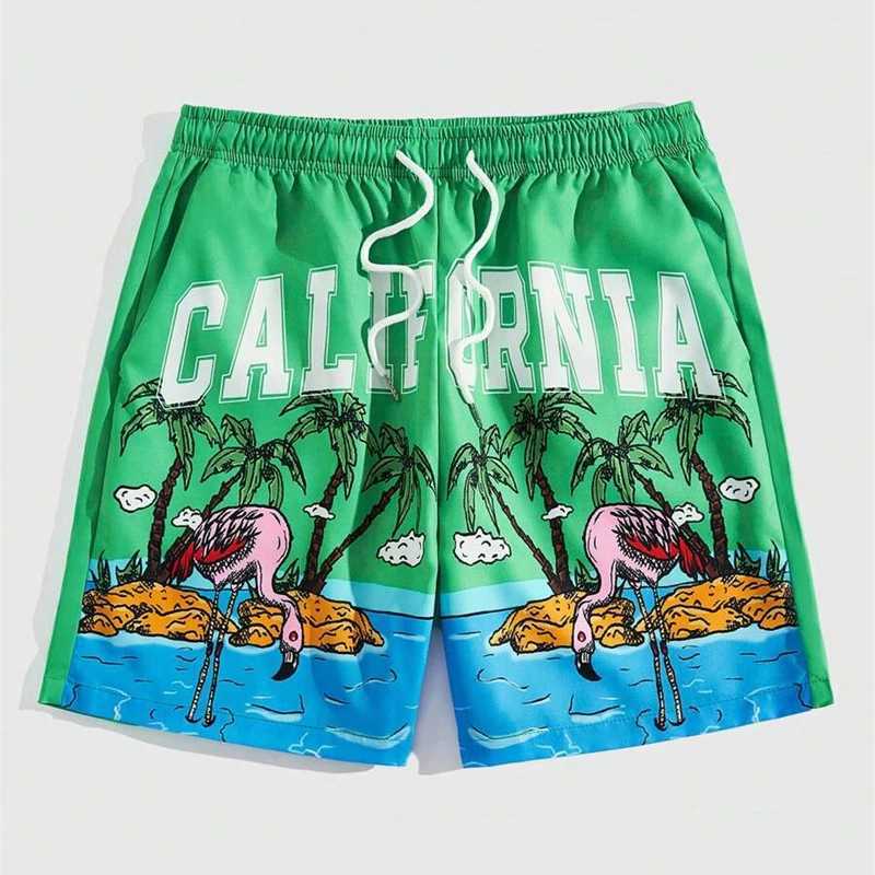 Holiday Style 3d Printed Shorts For Mens Outdoor Sports Surfing Board Shorts Fashion Leisure Trend Quick Drying Short PantsT250304