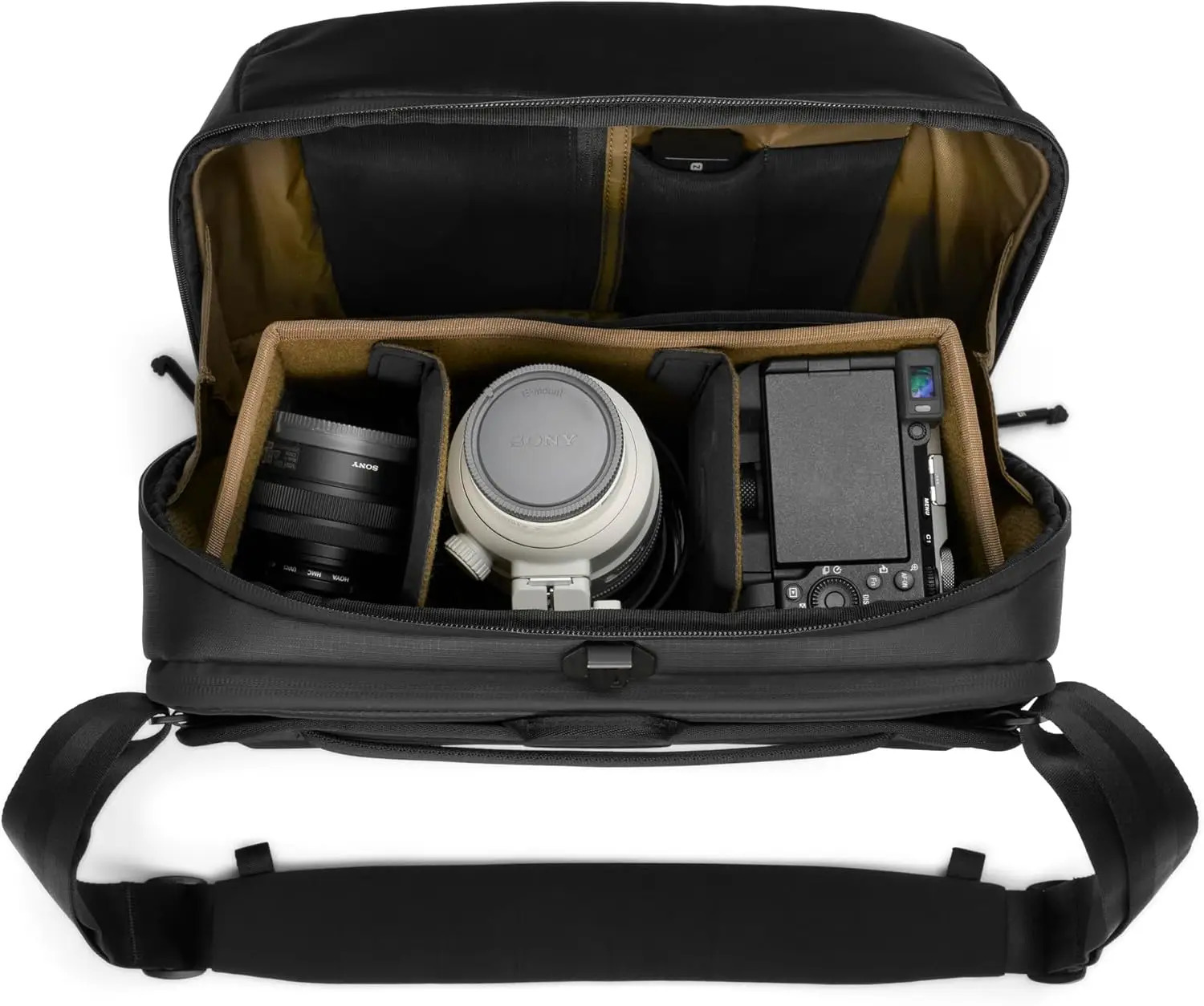Ship from US McKinnon Camera Messenger 13L Versatile Bag for Pographers with Quick Access Secure Laptop Storage Fits 14 250303FBB