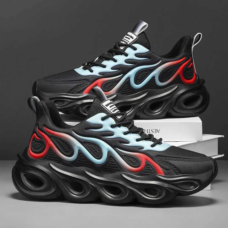 Running Shoes Men Field Training Flat Outdoor Sports Mesh Cushioning Casual Walking Shoes 2025 New Luxury Sneakers Man Z250304