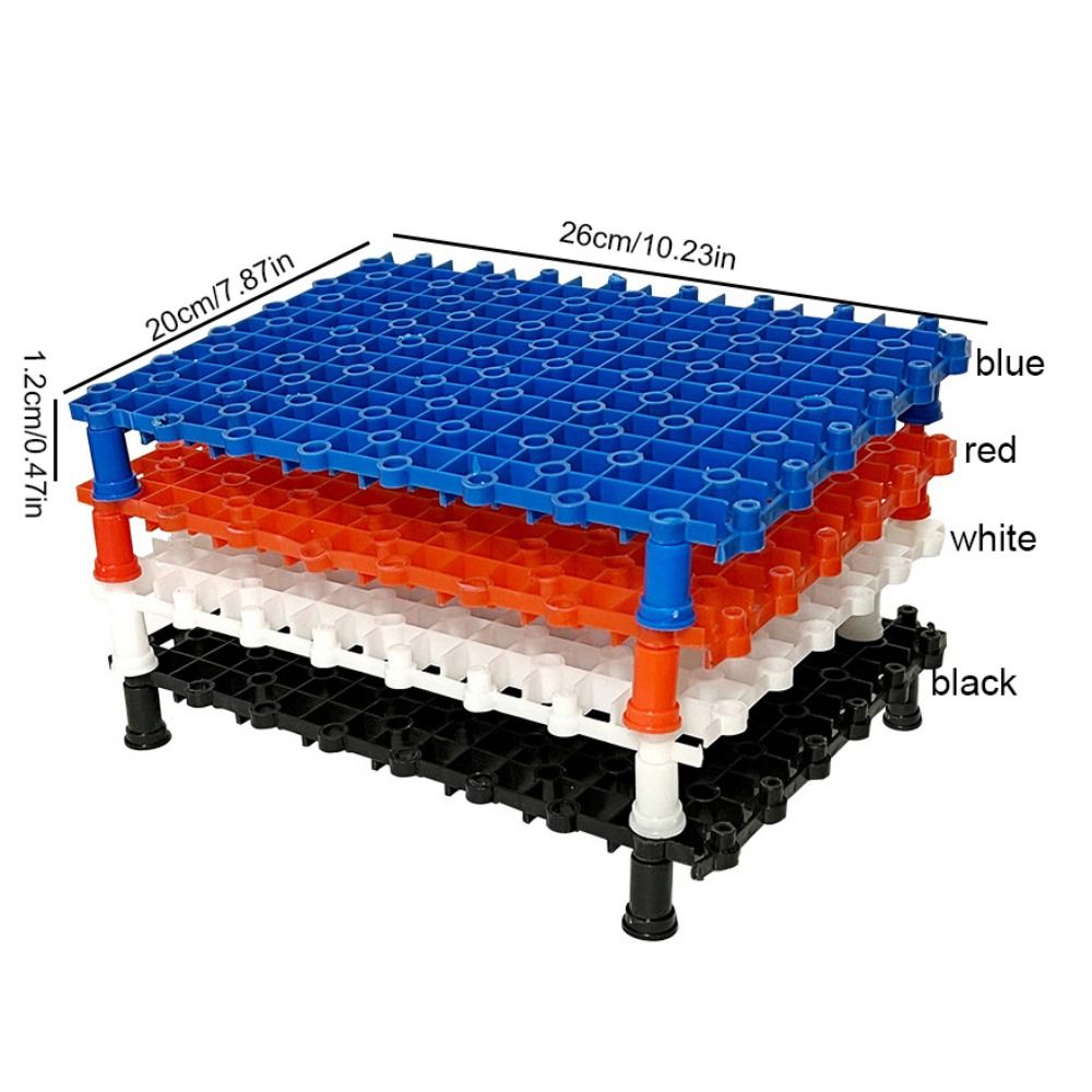 Adjustable Fish Tank Bottom Filter Plate PP Separator Plate Filtration Pad Filtration Pad Grids Turtle Climb Plate