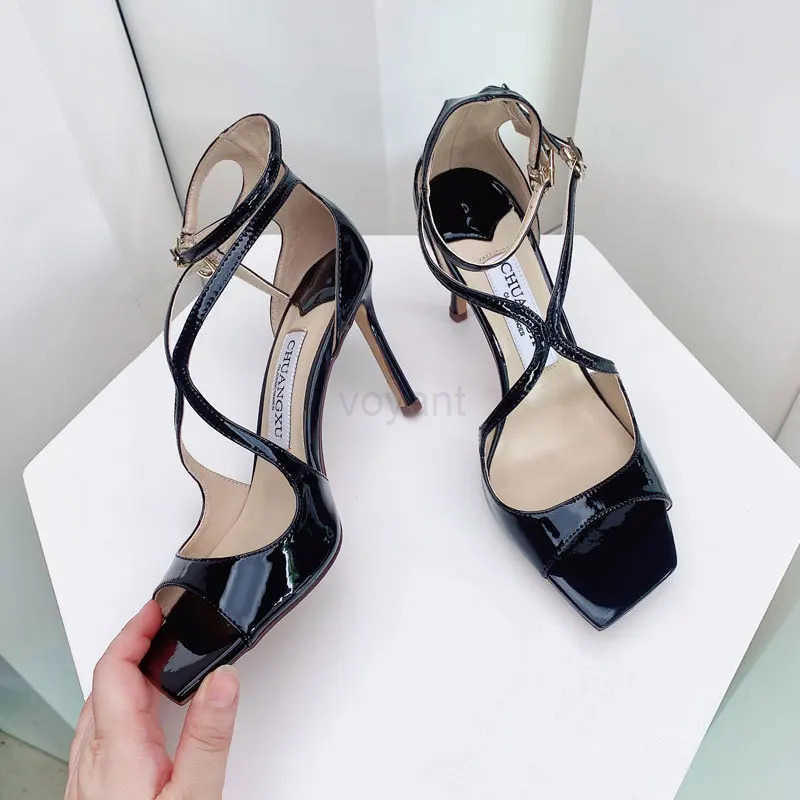 shoes wan 2024 trend luxury wens shoes For Wen Summer Gladiator Sandals New Square High H Fi Ladies Shoes Z250304