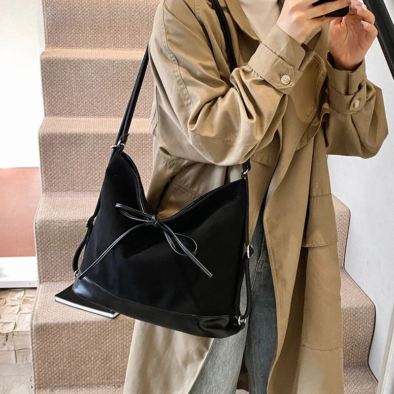 Stitching casual backpack fashionable casual sports work clothes large capacity zipper waterproof artificial suede bag 250228