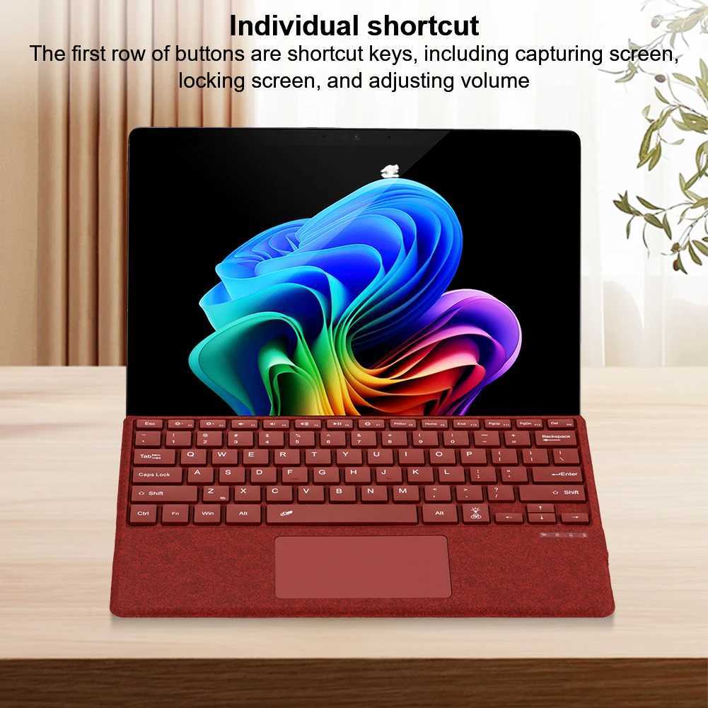 Wireless Keyboard -Compatible Magnetic Type C Charging Ultra-Slim Keyboard for Surface Pro 8/9/X/10/11 Z250304