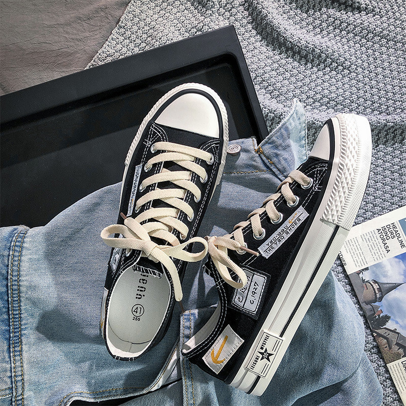Leisure Low Top Canvas 2025 New Summer Designer Shoes Breathable Korean Version Fashionable Versatile Men's All-around Sports Student Board Shoes