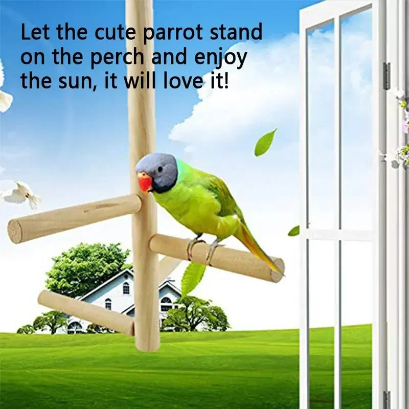 Parrot Toy Station Stand Stick Bird Supplies Bird Toy Bird Toy Bird Habitat Platform Bird Toy Bird Accessories Parrot Toys