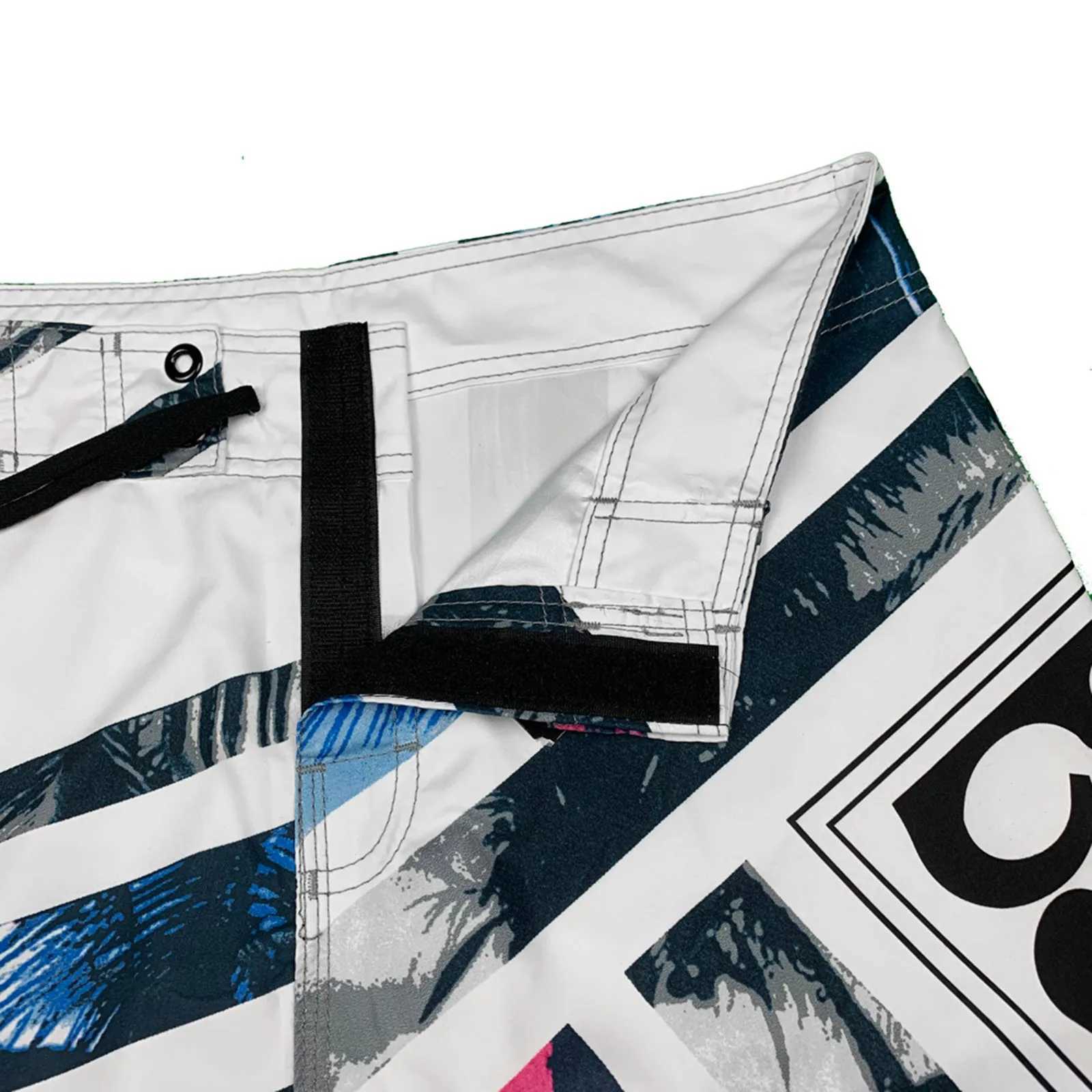 Mens Beach Pants Fashion Leisure Fitness Sports Shorts Plus Size Five Surf Quick Drying Trousers For Man Summer Swim ShortsT250304