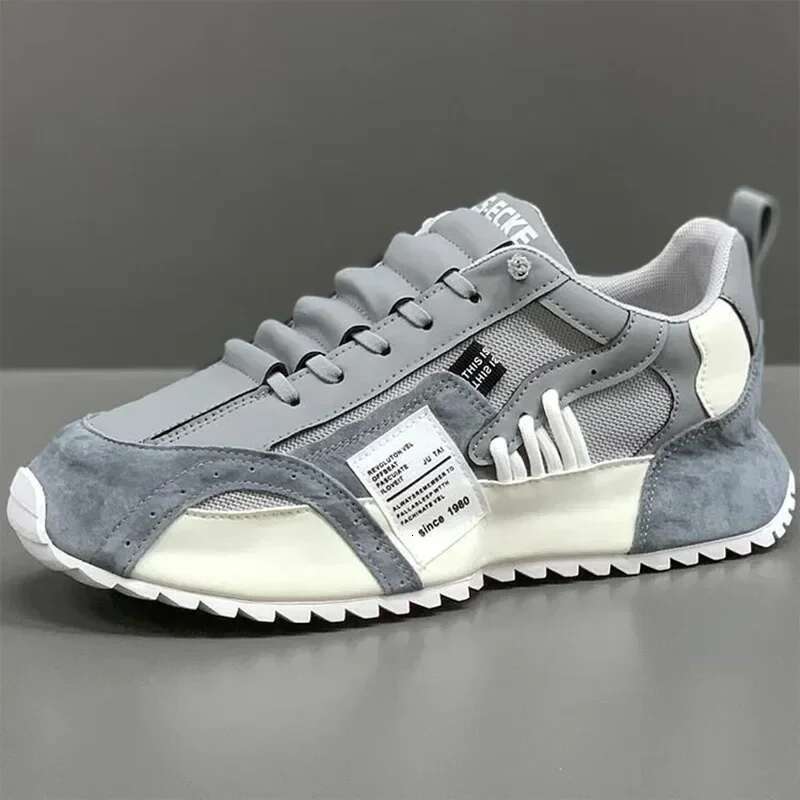 Men's Sneakers Brand Leisure Designer Platform Running Shoe Moccasins Leather Casual for Men Tenis Shoes 2025