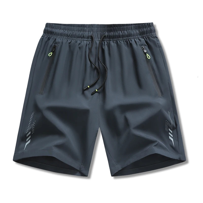 NASS GISS Casual Sports Shorts for Mens Summer Ice Silk Breathable Loose Large Size Cool and Quick Drying Fashion Elastic Casua 250225