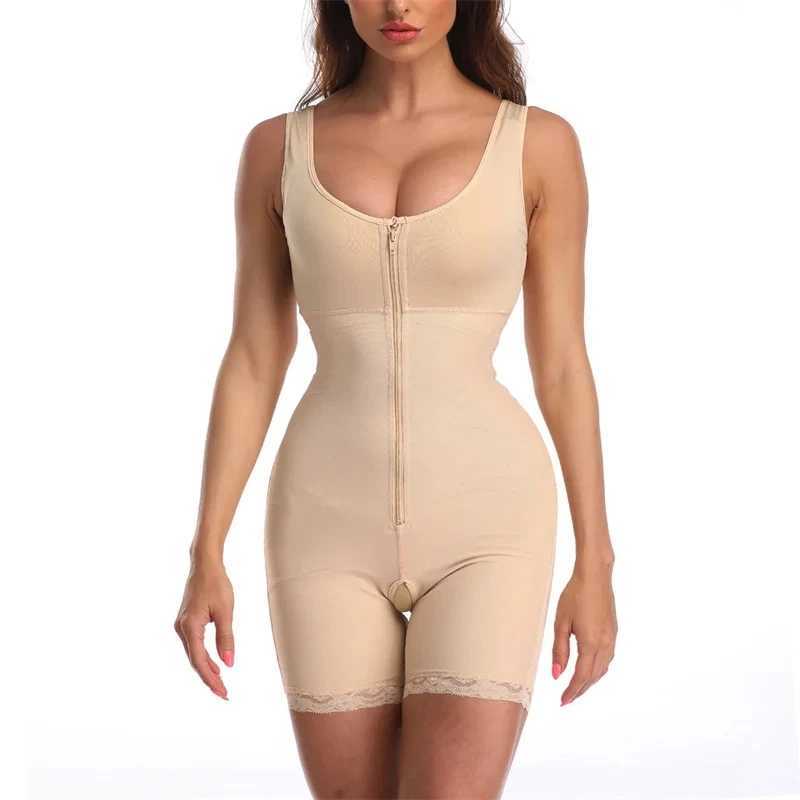 Womens Full Body Shapewear Open-Bust Underwear Waist Trainer Corset Seamless Slimming Bodysuit Butt Lifter Plus Size 6XLXJ250304