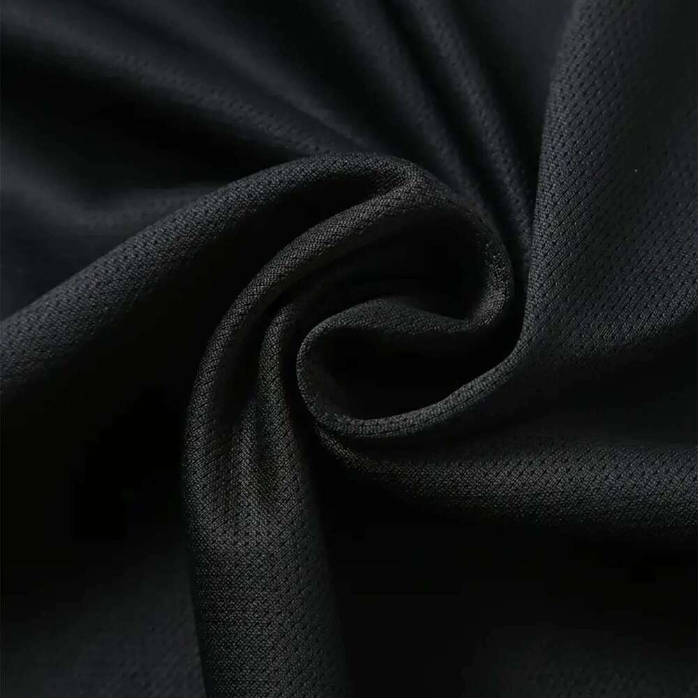 Men's Ultra-Lightweight 1 Piece Black Round Neck T-Shirt, Quick Drying, Breathable, Sweat Absorbing, Suitable For Fitness, Gym And Ru
