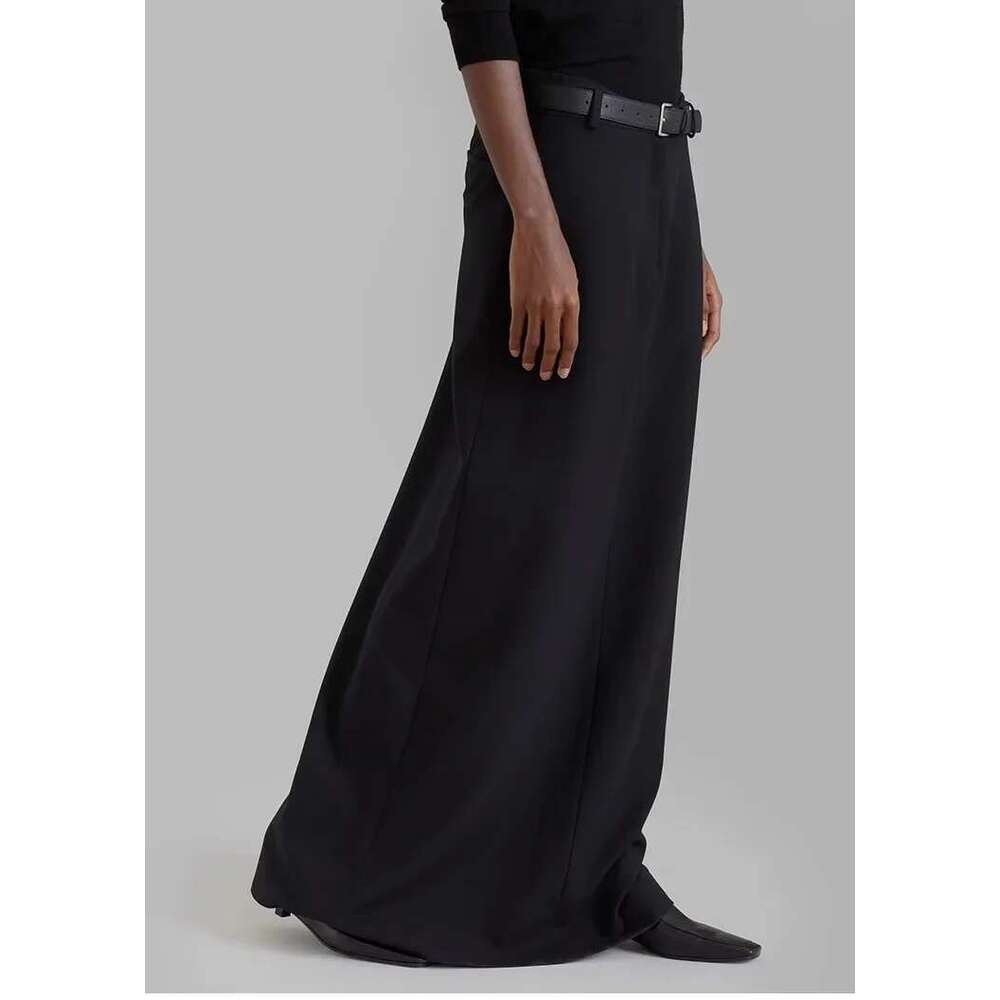 New Autumn And Winter Fashionable Commuter Style High Waist Solid Color Sheath Skirt For Women