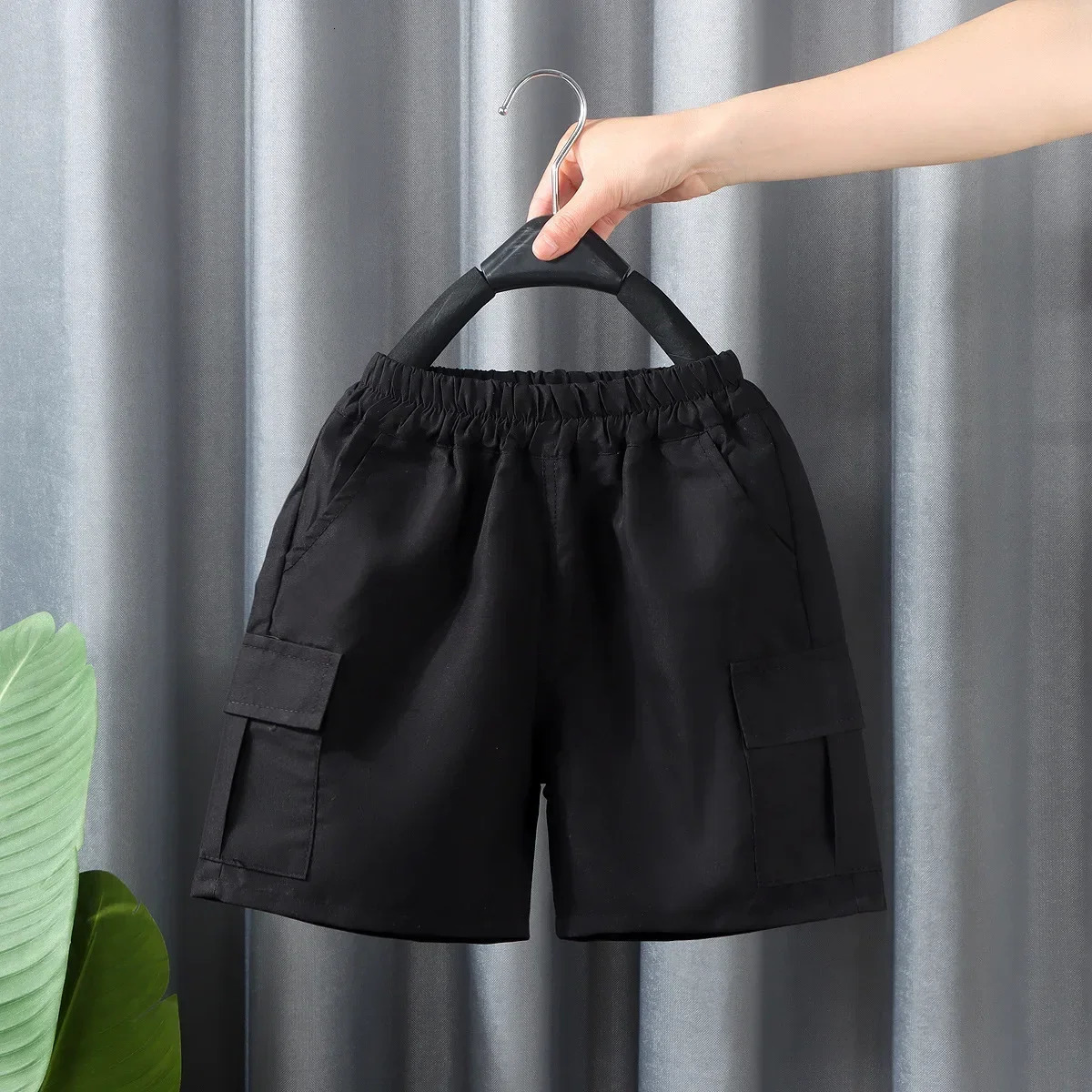 Boys Cargo Shorts Kids Short Pant Teenagers Sports Trousers Summer 3 To 12 Yrs Childrens Clothing Korean Style 250304