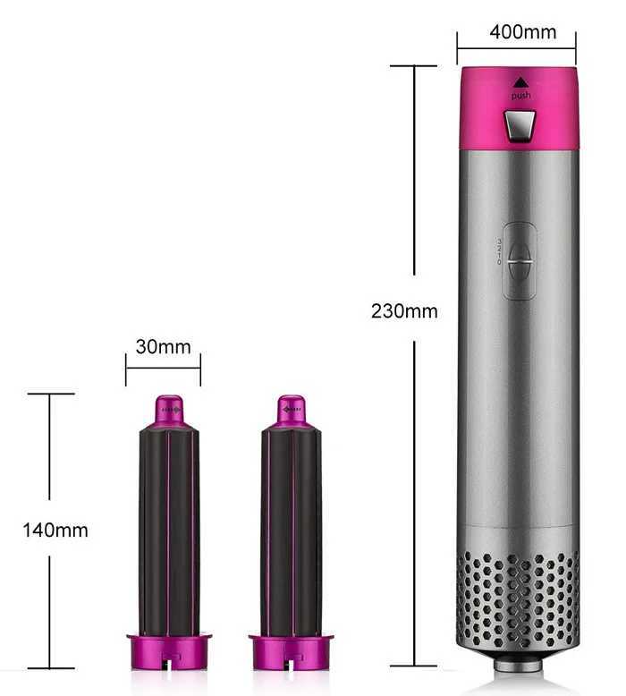 Curling Irons 5-in-1 large wave forming machine hot air care roller wet dry hair dryer 1000W automatic rotating curling iron z250304