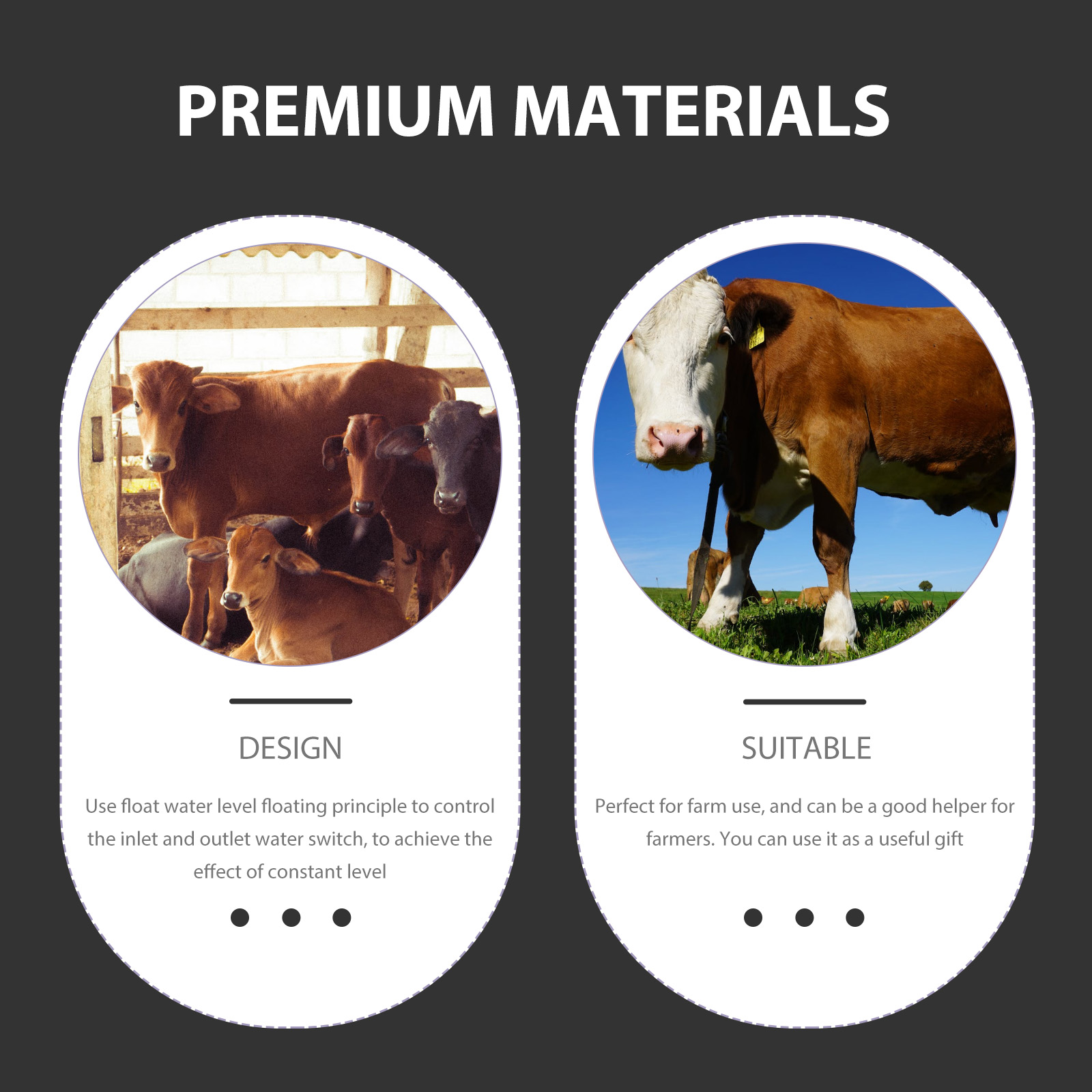 Water Cup Sheep Outdoor Cow Dispenser Automatic Horse Waterer Bowl Dark Green Livestock Feeder