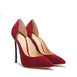 Ins Fashion Show Plated Steel Heels Pointed Women's Single Shoes Pumps