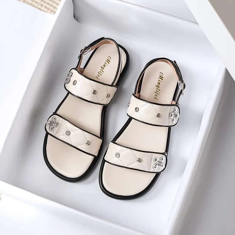 Modern Plus Size Sandals Sweet Comfortable Flat Party Wedding Office Beach Summer Outdoor Slippers for Women