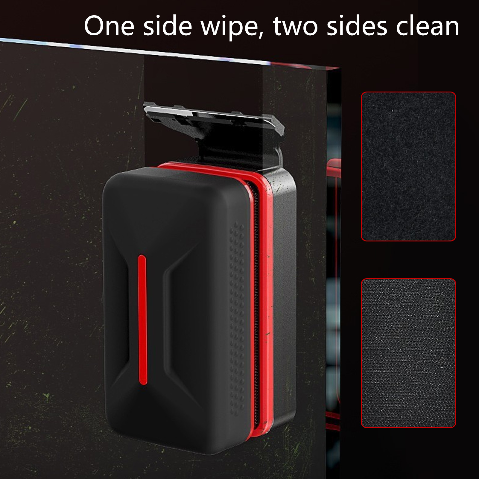 Aquarium Magnetic Brush Stable Aquarium Glass Algae Magnet Cleaning Tool Double Cleaning with Detachable Scraper for Fish