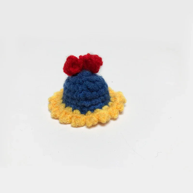 Handmade Knitted Hat Hamster Funny Headwear Chipmunk Guinea Pig Hamster Accessories Hamster Toy Hamster Supplies Small Pet Hat