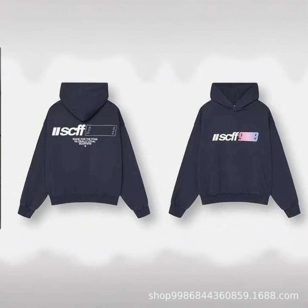 new printed aesthetic couple hip-hop gothic streetwear hoodie hooded pullover top