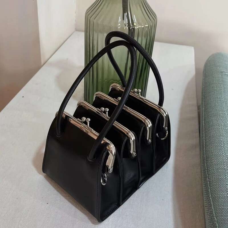 Multi-Layer Organ Clip Bag Purses Handbags For Women Designer 2023 New Fashion High Quality Lady Shoulder Crossbody Bags