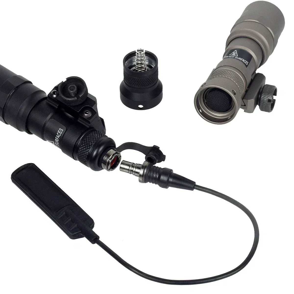 SF M300 Series Flashlight M300V IR Weapon Gun Light Strobe D Flashlight 20mm Rail Outdoor Hunting Airsoft Rif TorchXJ250303