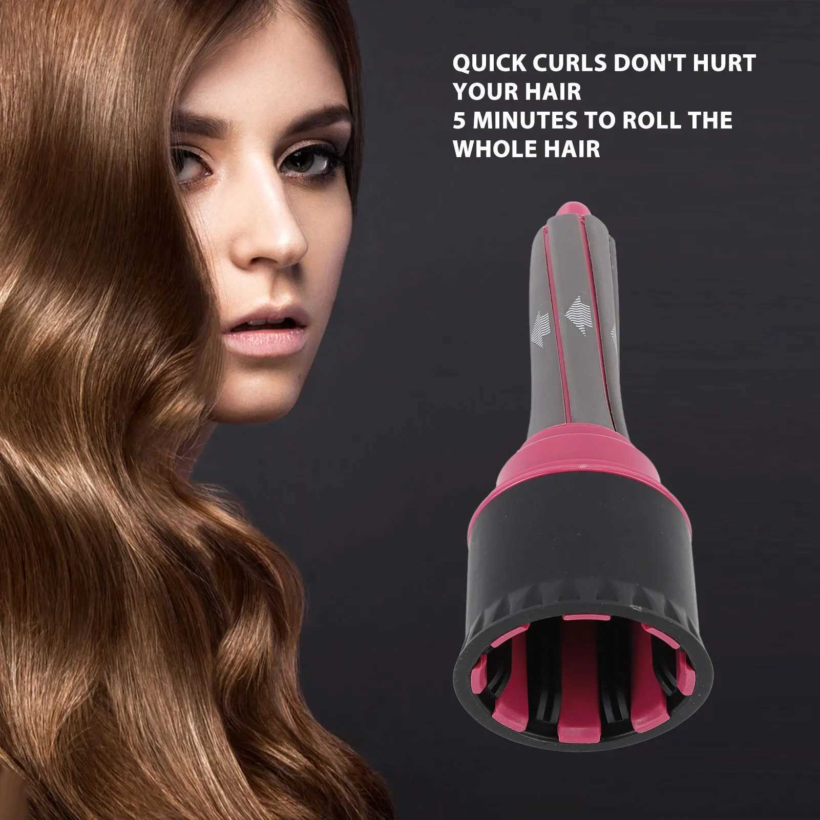 Curling Irons Hair Curling Attachment For Hair Dryer Self Curling Iron Tube Replacement Hairstyle Styling Curler Nozzle z250304
