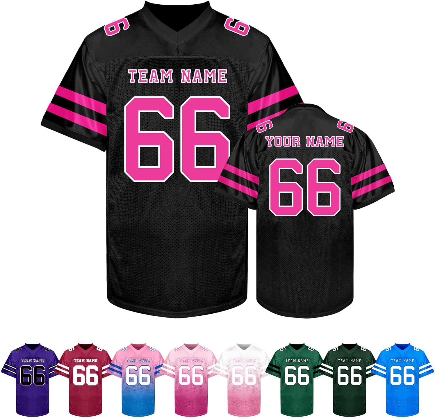 Custom Football Jersey Personalized Team Name Number Customized Shirt for Men Youth Women Kids