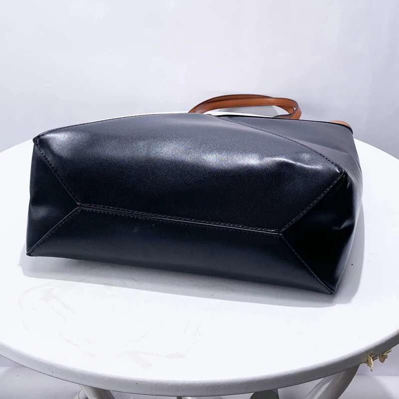 Large Capacity Tote Bag For Women Designer Handbag Purse 2024 New In Fashion Deformed Geometry Folding Underarm Shoulder