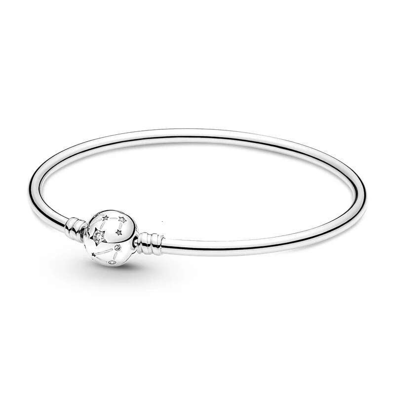 New Sier Charm Bracelet Rose Golden Color Daisy wer Barrel Clasp Snake Chain Sliding Bangle Women Jewelry