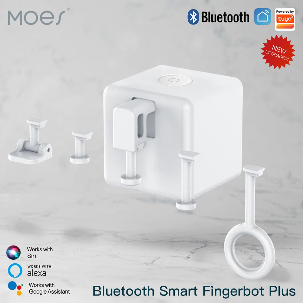 MOES Tuya Smart Bluetooth Fingerbot Switch Button Pusher Smart Life App Voice Control via Alexa Google Assistant 250303