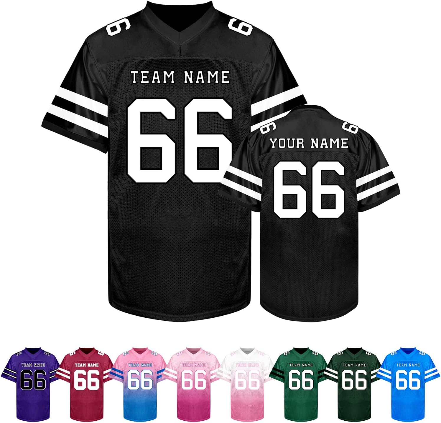 Custom Football Jersey Personalized Team Name Number Customized Shirt for Men Youth Women Kids